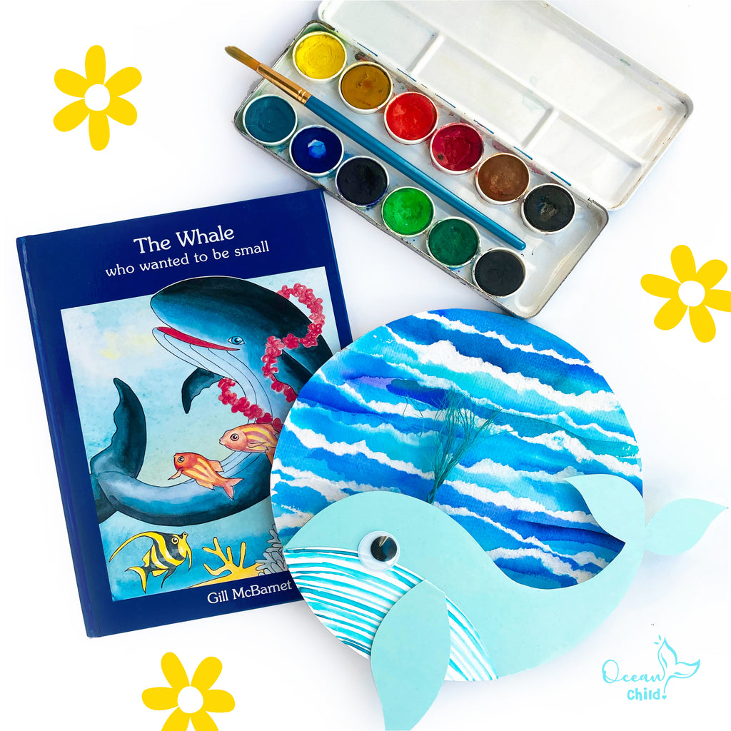 The Whale Who Wanted to be Small: A Whale Craft by @OceanChildCrafts