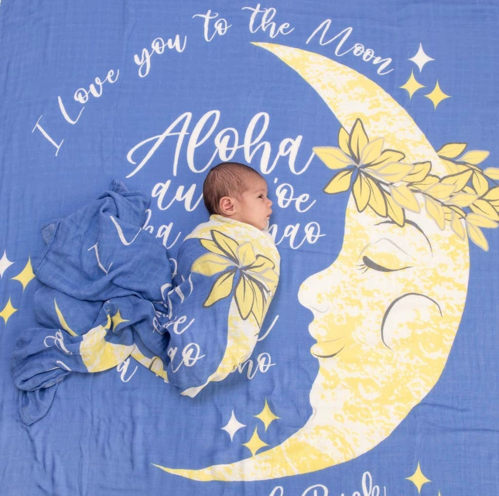 Love You To The Mahina And Back Swaddle