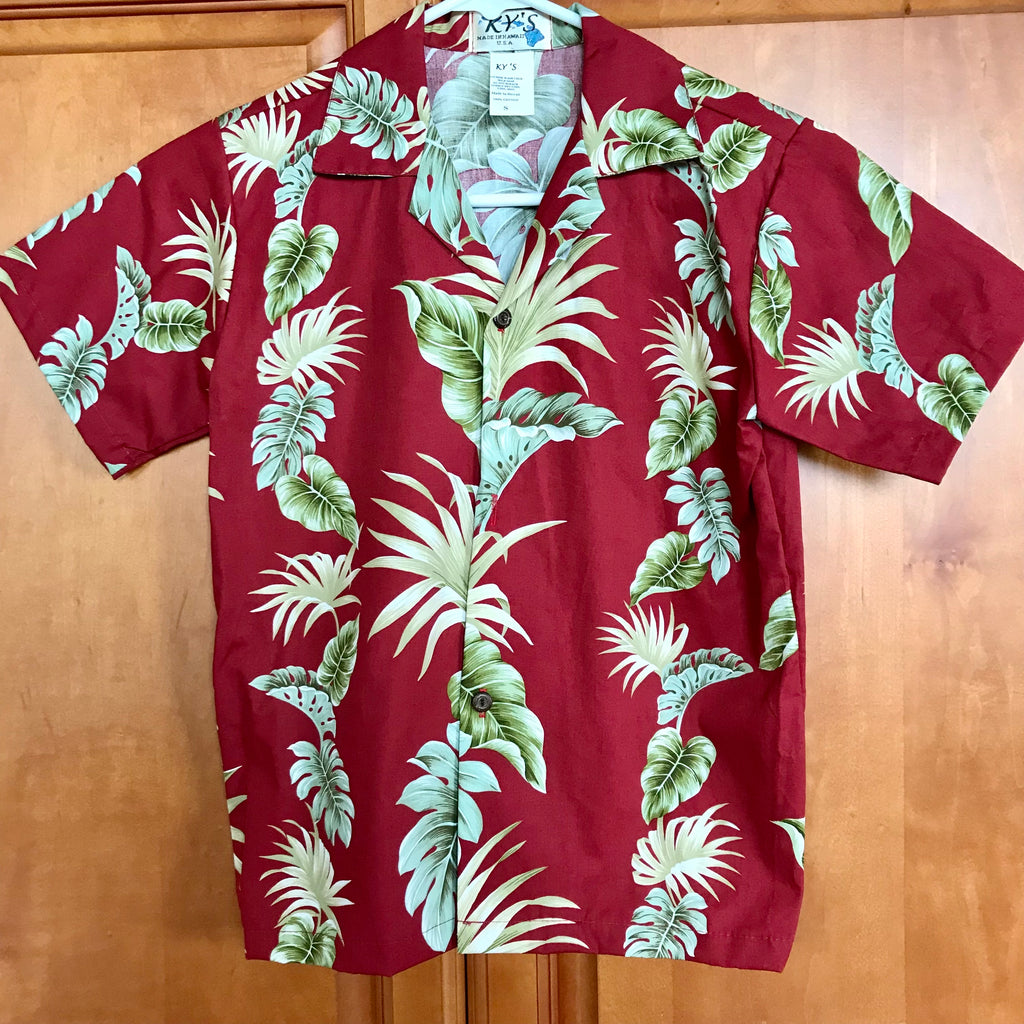 Gold Palm Aloha Shirt
