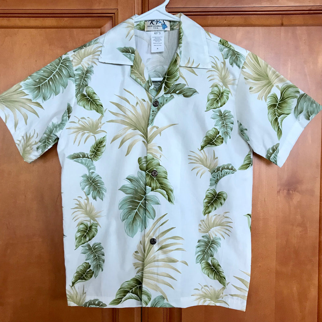Ivory & Sage Aloha Shirt