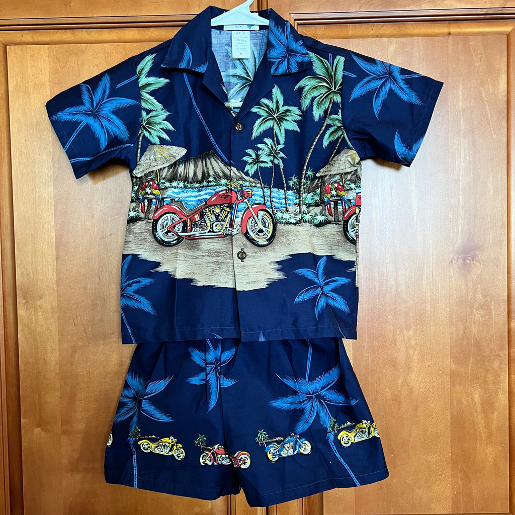 Motorcycle Aloha Suit